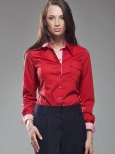 Koszula K36 Kratka/Red